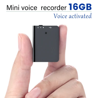 Mini gravador de som 8/16GB Gravador de voz Dispositivo de gravação de áudio digital profissional pequeno USB MP3 gravador ativado por voz5.011 Avaliações40 pedidos